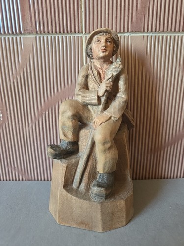 Geschnitzter holz figur - geschnitzter,
