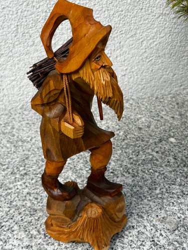 Holzfigur waldarbeiter - holzfigur, "waldarbeiter"