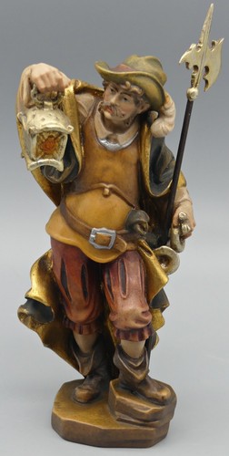 Holzfigur nachtwächter mit - nachtwÄchter,