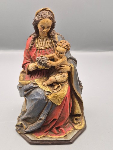 Polychrome holzfigur madonna - polychrome,