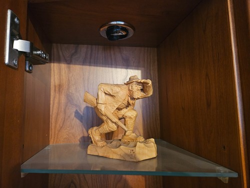 Jäger geschnitzt holzfigur - geschnitzt,