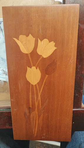 Intarsien bild tulpen - intarsien,