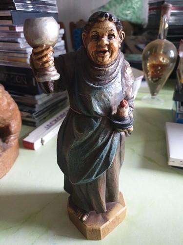 Holzfigur handgeschnitzt - holzfigur,