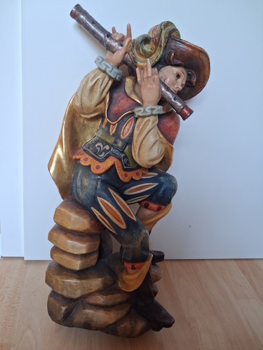 Handgeschnitzte holzfigur - handgeschnitzte,