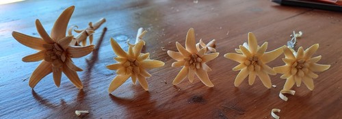 Edelweiss aus holz 5 - edelweiss,
