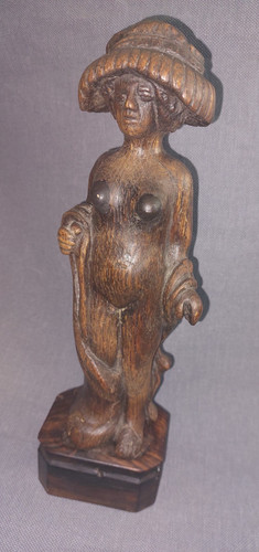 Holzfigur frau akt - frau,
