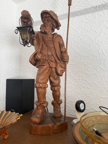Nachtwächter holzfigur - nachtwächter,