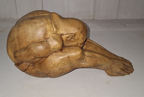 Figur holz geschnitzt - figur,