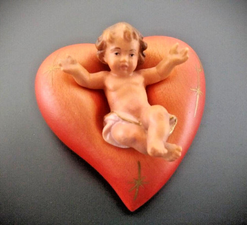 Kinderherz aus massivholz - aus,