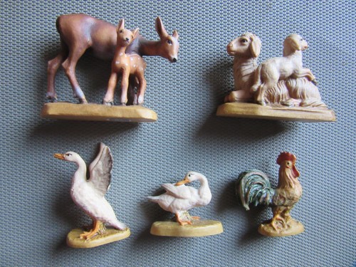 Orig lepi holzfiguren 5x - orig., holzfiguren: