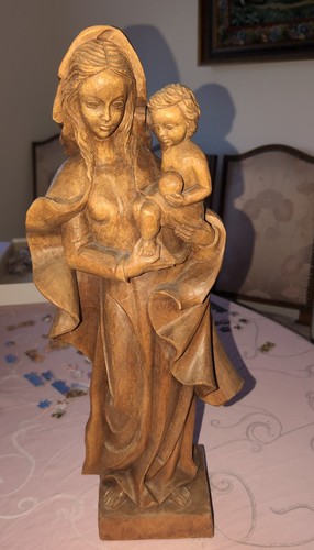 Madonna holzfigur - madonna,,