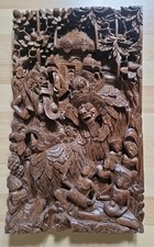 Holzrelief Geschnitzt