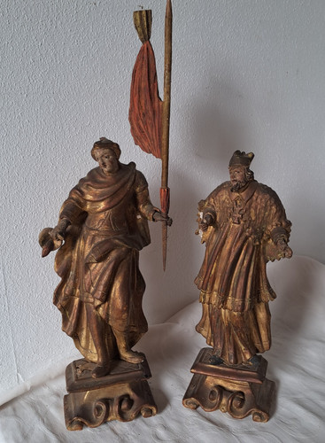 Paar antike barock figuren - paar,