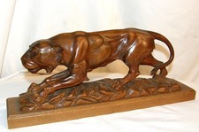 Kunstvolle LÖWEN-STATUETTE