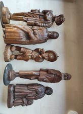 Alte Holzfiguren-Sammlung